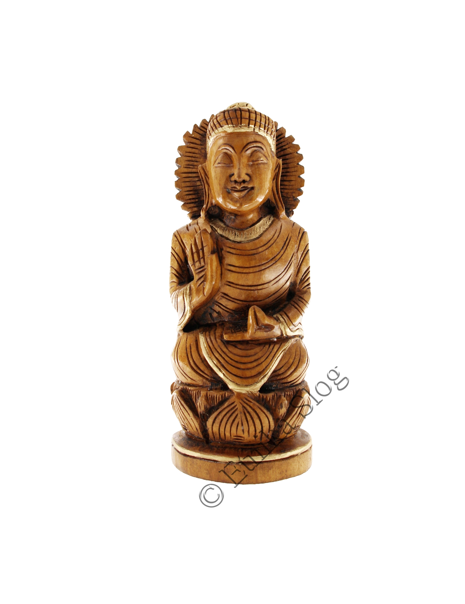 STATUA IN LEGNO DI CEDRO BUDDHA COMPLETO VERNICIAT STATUA IN LEGNO DI CEDRO BUDDHA COMPLETO VERNICIAT