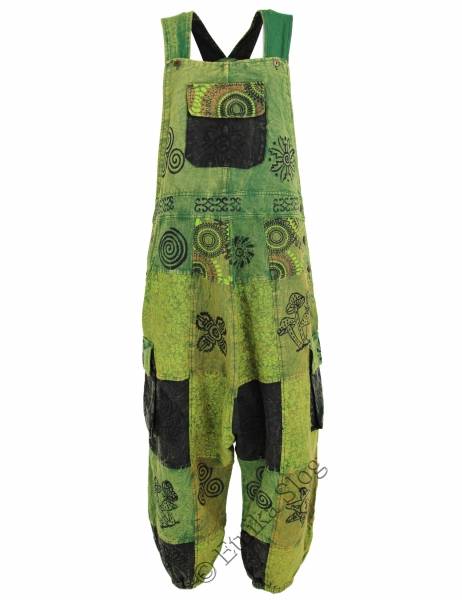JUMPSUITS AFGHAN TROUSERS WITH SUSPENDERS, MADE OF COTTON, S - com Etnika Slog d.o.o.