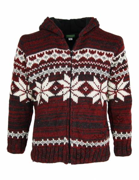 WOOLEN JACKETS, PONCHOS AND SWEATERS COSY WOOLLEN WINTER JACKET, FULLY LINED, WITH HOOD - Etnika Slog d.o.o.