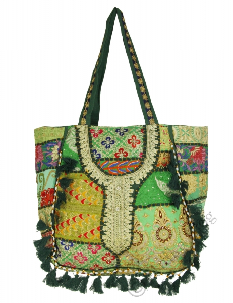 SHOULDER BAGS SHOULDER BAG ROUND COTTON PATCHWORK SARI. ME - com Etnika Slog d.o.o.