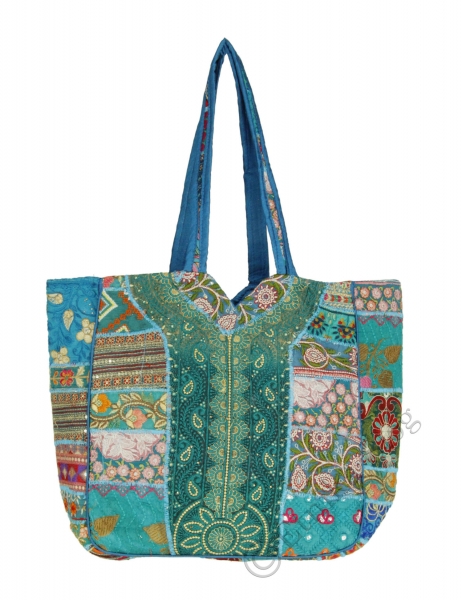 SHOULDER BAGS BIG SHOULDER BAG&nbsp;MADE OF COTTON, PATCHWORK SARI, L - com Etnika Slog d.o.o.