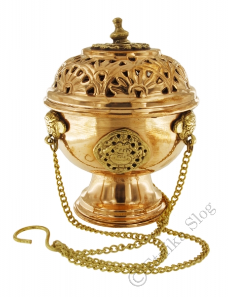 PORTA INCENSO PER INCENSO GRANI TURIBOLO BRUCIA INCENSO IN GRANI, IN&nbsp;RAME E OTTONE - Etnika Slog d.o.o.