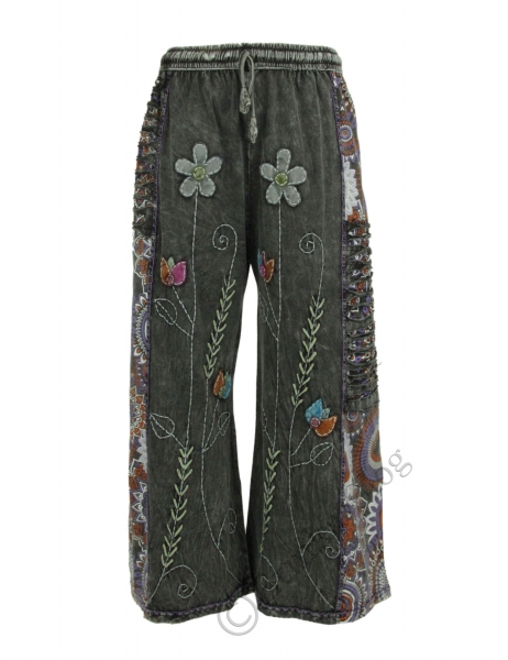 ALL SEASONS COTTON TROUSERS LONG AFGHAN PANTS MADE OF LINED COTTON, STONEWASHE - com Etnika Slog d.o.o.