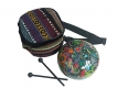 TAMBURO&nbsp; TONGUE DRUM IN METALLO , CON CUSTODIA