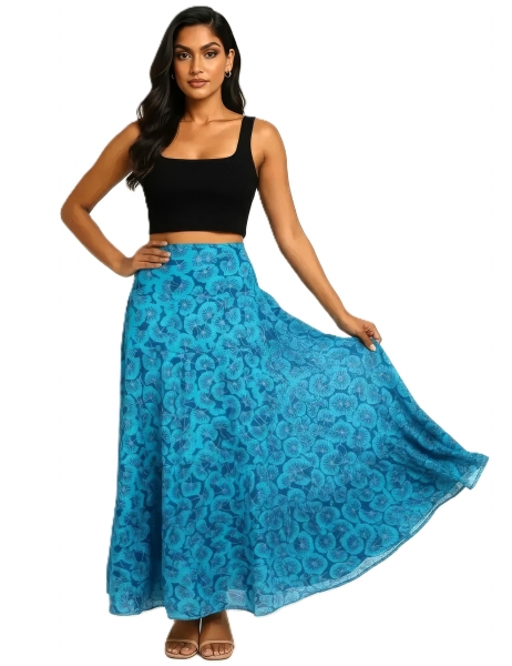 GONNA LUNGA&nbsp;IN COTONE LEGGERO INDIANO SI PUò USARE