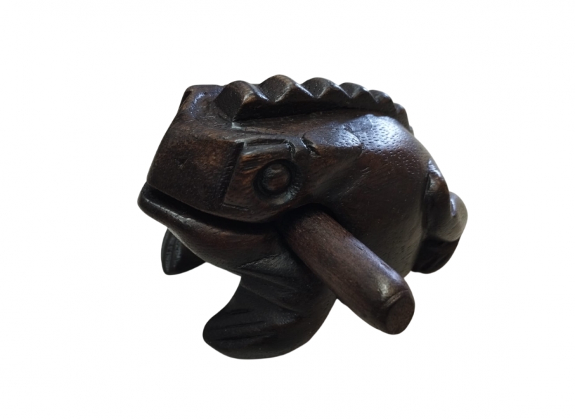 ANIMALI MUSICALI IN LEGNO RANA DI LEGNO PORTAFORTUNA - Etnika Slog d.o.o.