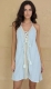 TOP&nbsp;IN COTONE BIANCO,&nbsp;CON SPALLINA A LACCETTO CHE