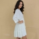 SUMMER T-SHIRT MADE OF COTTON, VISCOSE AND ELASTAN
