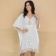 SUMMER T-SHIRT MADE OF COTTON, VISCOSE AND ELASTAN