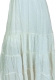 VESTITO LUNGO IN COTONE BIANCO, SPALLINE CON