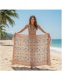SCIARPA PAREO IN COTONE STAMPATO MISURE 180X110 CM