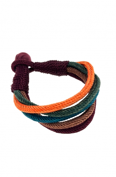 COTTON JEWELRY COTTON BRACELET MADE OF MULTIPLE STRIPS. - Etnika Slog d.o.o.