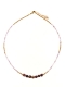 RIGID NECKLACE IN WHITE METAL.DIAMETER NECKL