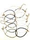 RIGID NECKLACE IN WHITE METAL.DIAMETER NECKL