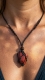TUMBLED STONES AND CRYSTALS PENDANT WAXED COTTON NECKLACE WITH PRECIOUS STONE HOLDER C - Etnika Slog d.o.o.