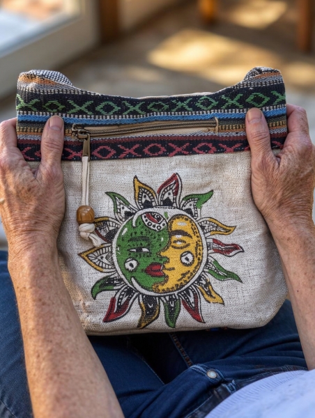 BORSA TRACOLLA SACCA BORSA TRACOLLA SACCA IN COTONE FODERATO, CON&nbsp;1 TAS - Etnika Slog d.o.o.