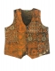GILET IN COTONE PATCHWORK CON SOLO STAMPE, CON&nbsp; EF