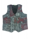 GILET IN COTONE PATCHWORK CON SOLO STAMPE, CON&nbsp; EF