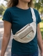 BELT BAGS BUM BAG MADE OF HEMP AND COTTON, THREE POCKETS WIT - Etnika Slog d.o.o.