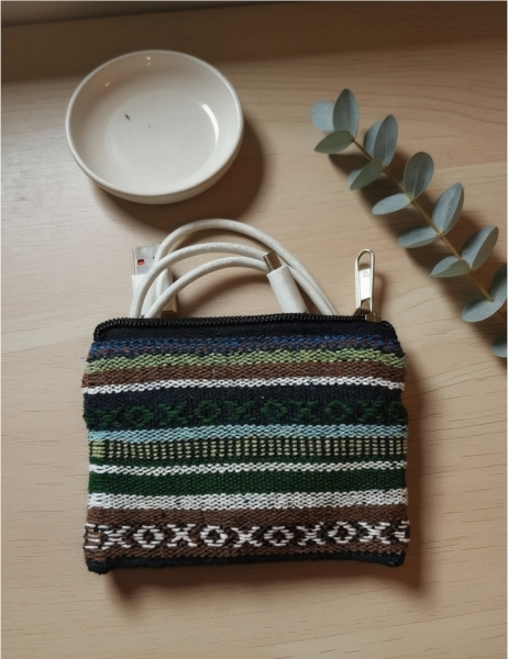 PENCIL CASES - COIN PURSES COIN PURSE IN TEXTILE (SUEDE) WITH EMBROIDERY.br - com Etnika Slog d.o.o.