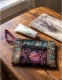 WALLETS IN COTTON HANDBAG/CASE MADE OF SIMIL CHAMOIS, WITH EMBROIDER - Etnika Slog d.o.o.