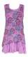 VESTITO CORTO IN COTONE CAMBRIC OVERDYE, SPALLINA
