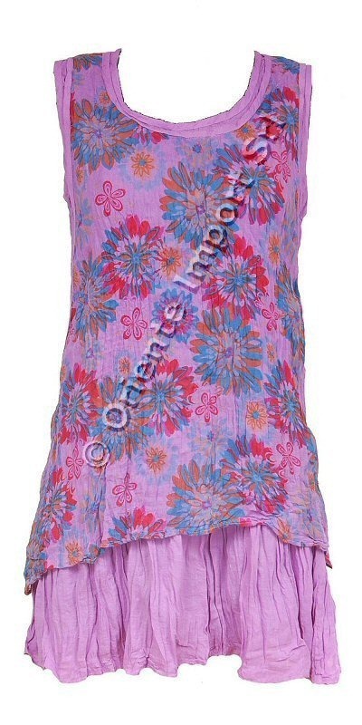 VESTITO CORTO IN COTONE CAMBRIC OVERDYE, SPALLINA VESTITO CORTO IN COTONE CAMBRIC OVERDYE, SPALLINA
