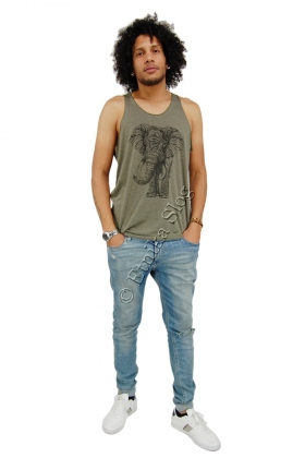MAN'S TANK TOP - COTTON AND POLYESTER