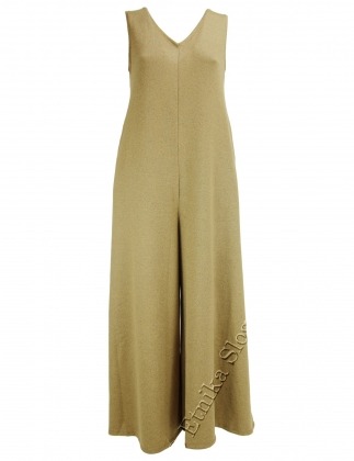 JUMPSUIT AND KIMONO MADE OF JERSEY AND VELVET