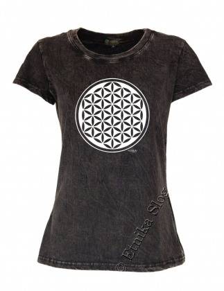 BOMBAŽNE MAJICE - STONEWASHED S POTISKOM