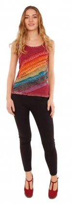 MAJICE BREZ ROKAVOV Z VEZENINAMI